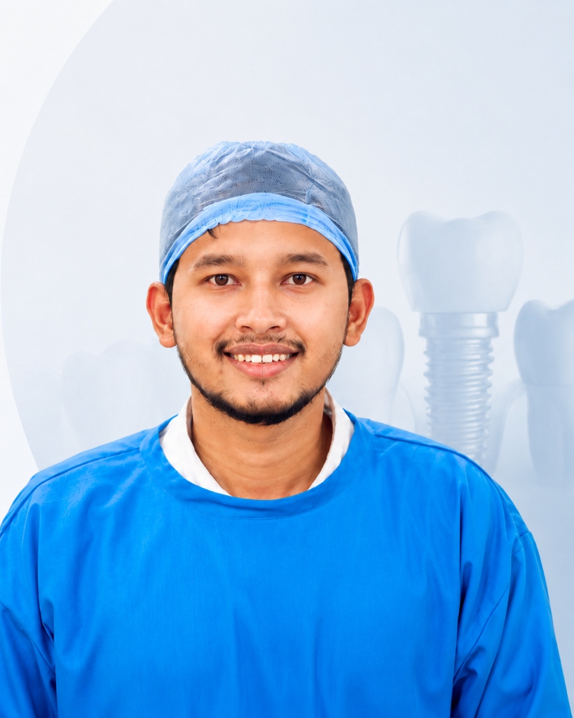 Dr. Madhurjya in the operating theatre